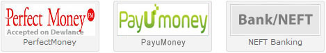 accept perfect money, India NEFT bank, okpay